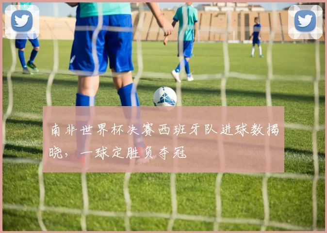 南非世界杯决赛西班牙队进球数揭晓，一球定胜负夺冠