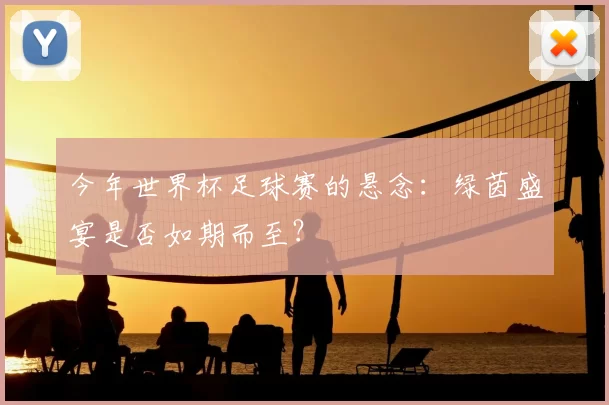 今年世界杯足球赛的悬念：绿茵盛宴是否如期而至？