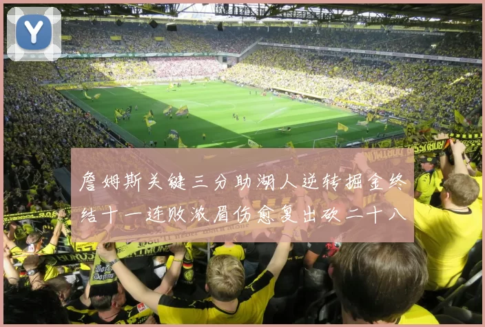 詹姆斯关键三分助湖人逆转掘金终结十一连败浓眉伤愈复出砍二十八分