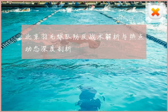 北京羽毛球队防反战术解析与热点动态深度剖析